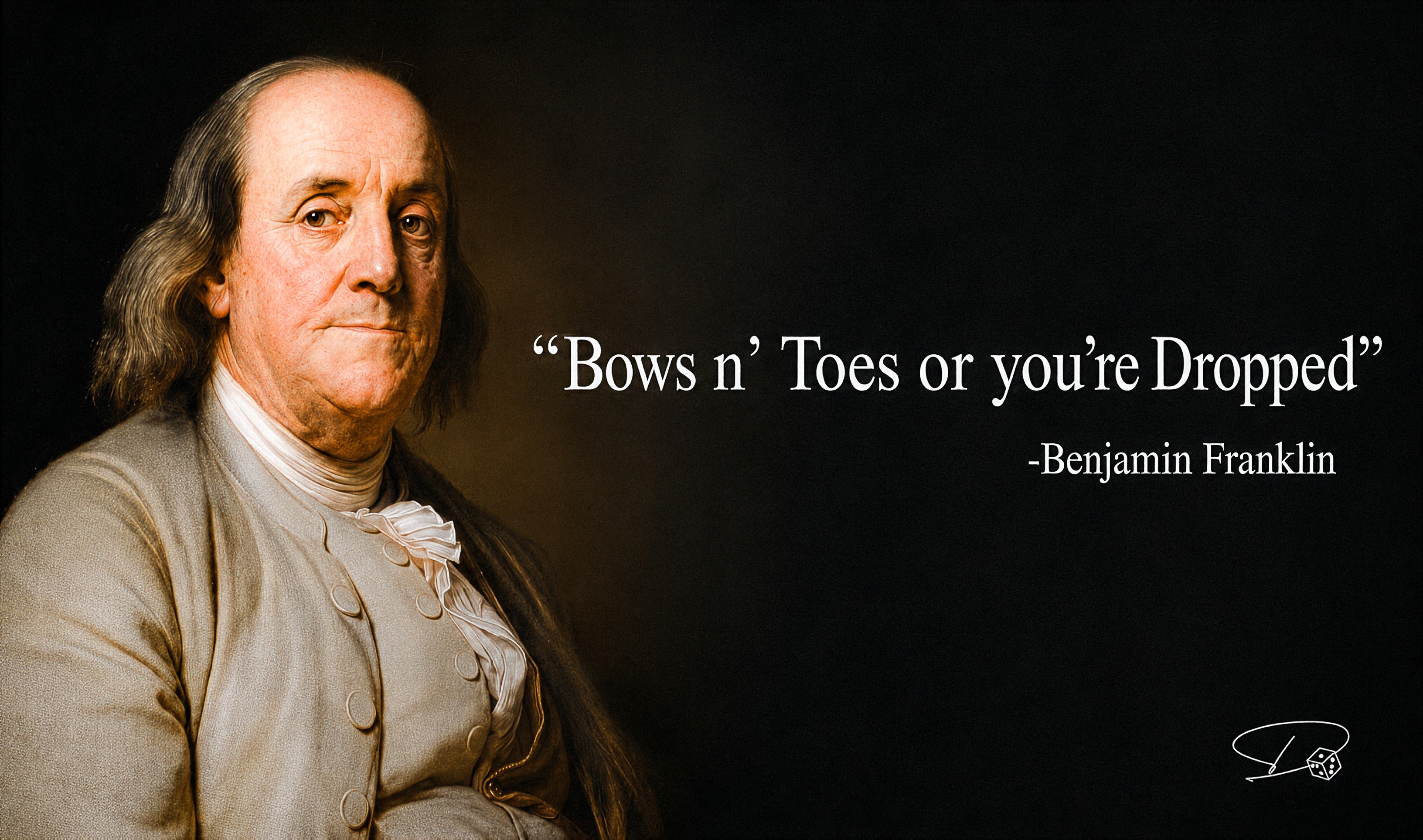 Bows n' Toes Flag - PREORDER