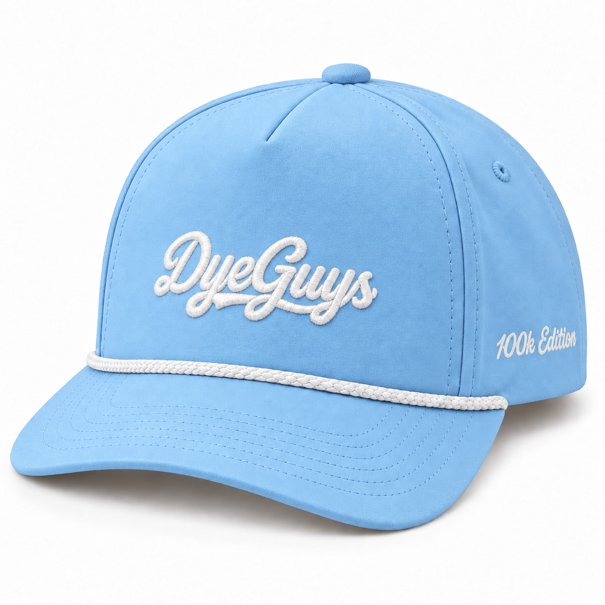 100K Edition Rope Hat - Light Blue