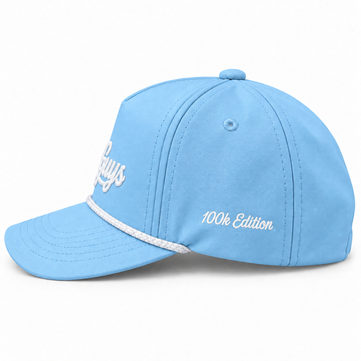 100K Edition Rope Hat - Light Blue