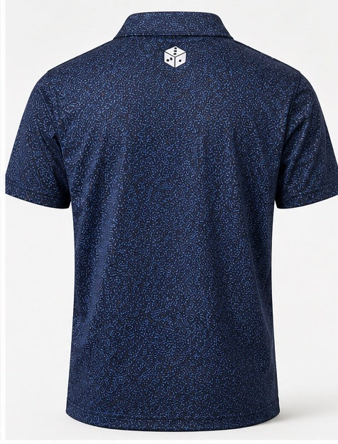 DyeGuys 100K Edition Polo - Midnight Static