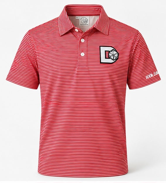DyeGuys 100K Edition Polo - Country Club Red
