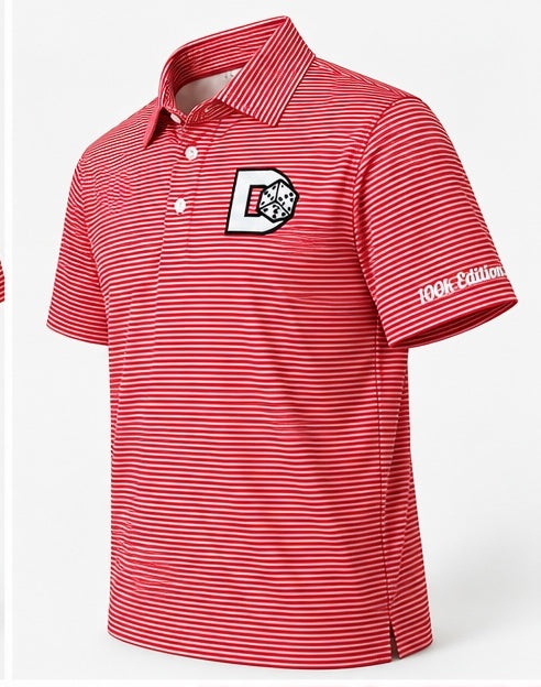DyeGuys 100K Edition Polo - Country Club Red