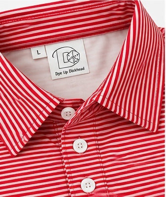 DyeGuys 100K Edition Polo - Country Club Red